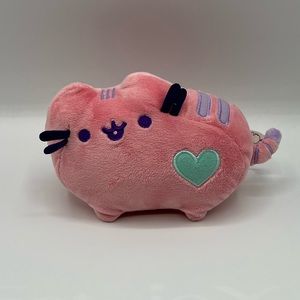Pink Pusheen Plush with Heart (Small)